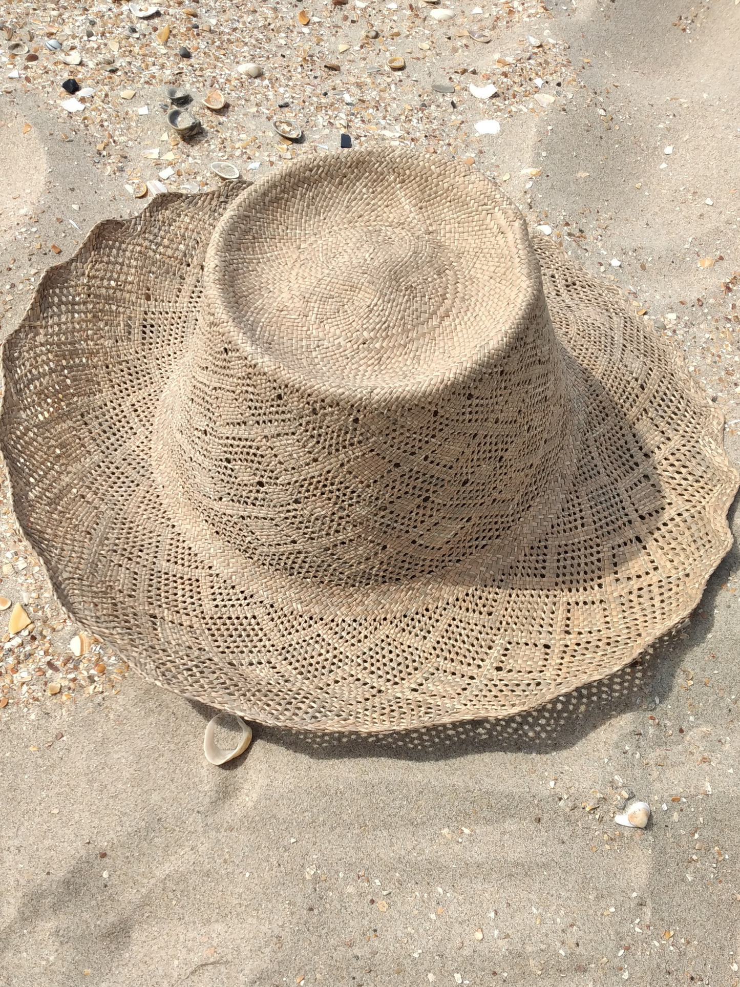 Vintage,Sommerhut, Wellenkanten Stroh Capeline, Hutmacher, Modisten, Sonnenhut, Ferien, Sonnenschutz,