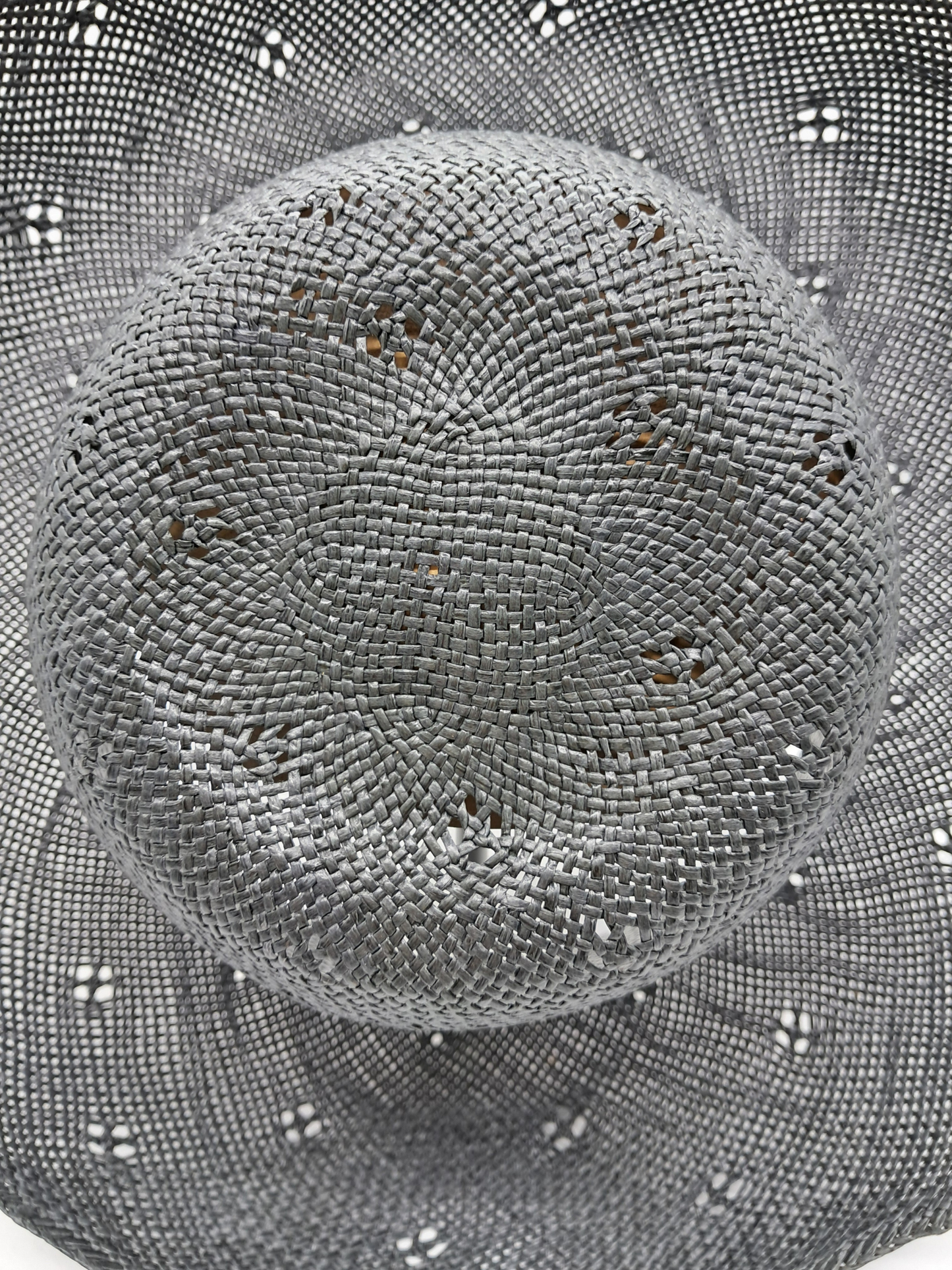 Fancy Toyo Paper Capeline in Dunkelgrau – Flexibler Hutrohling für kreative Designs