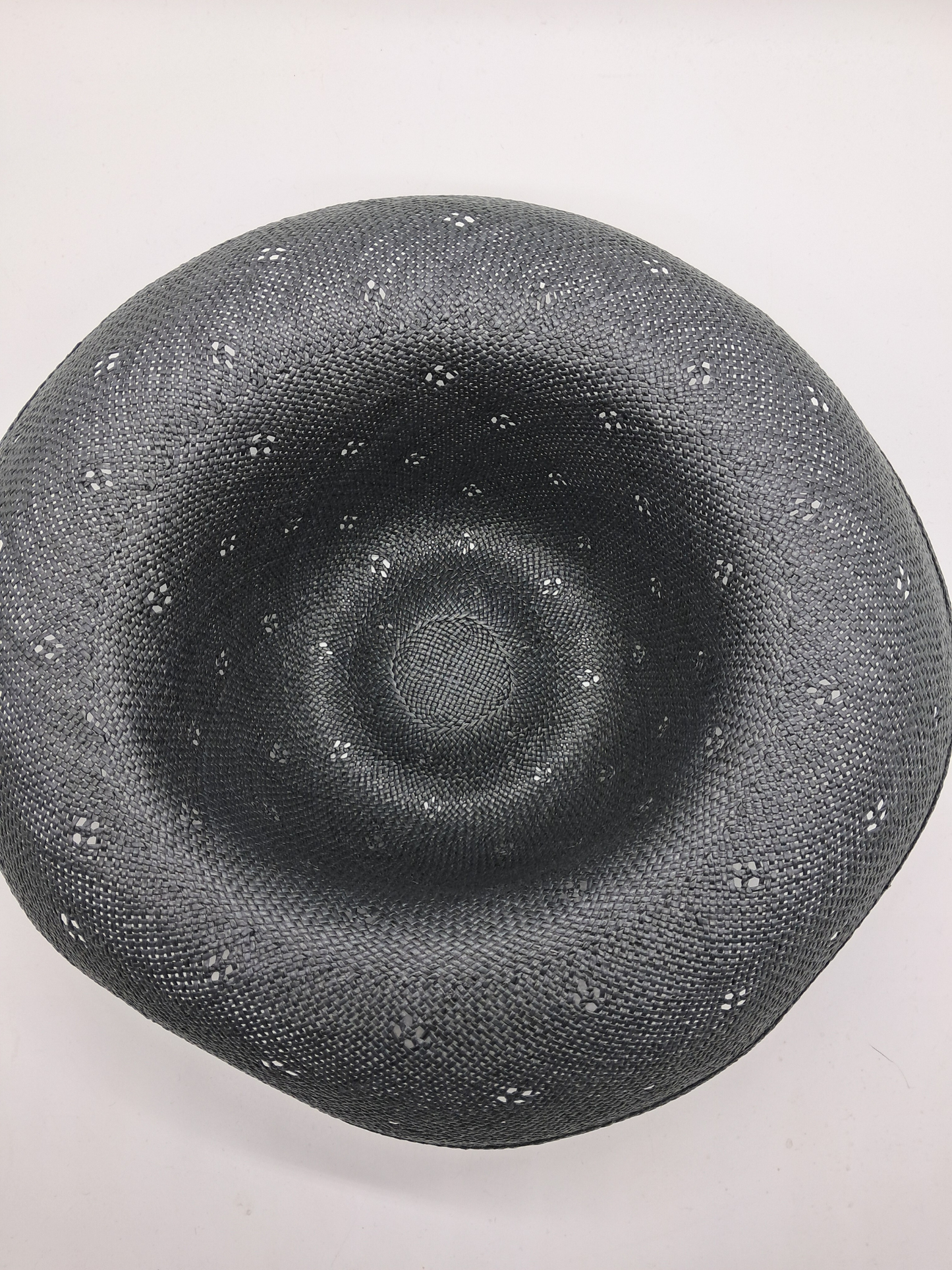 Fancy Toyo Paper Capeline in Dunkelgrau – Flexibler Hutrohling für kreative Designs