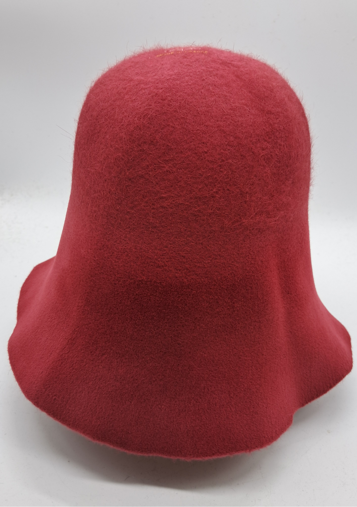 Morreton Veloursfilz Conus – Edler Vintage-Hutrohling in Rot-Orange