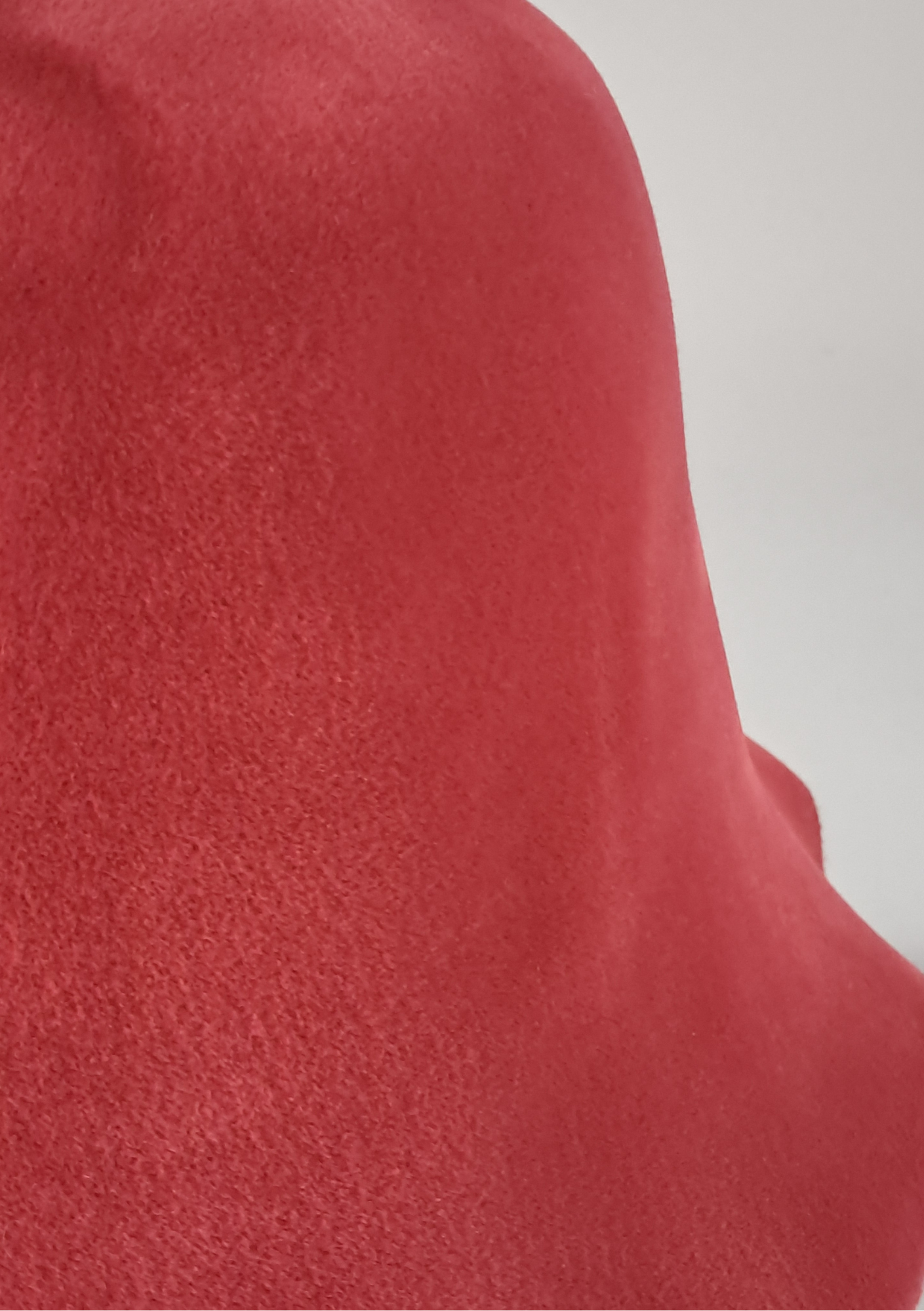 Morreton Veloursfilz Conus – Edler Vintage-Hutrohling in Rot-Orange